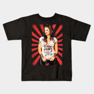 Lita Wrestling Vintage Fan Art Kids T-Shirt